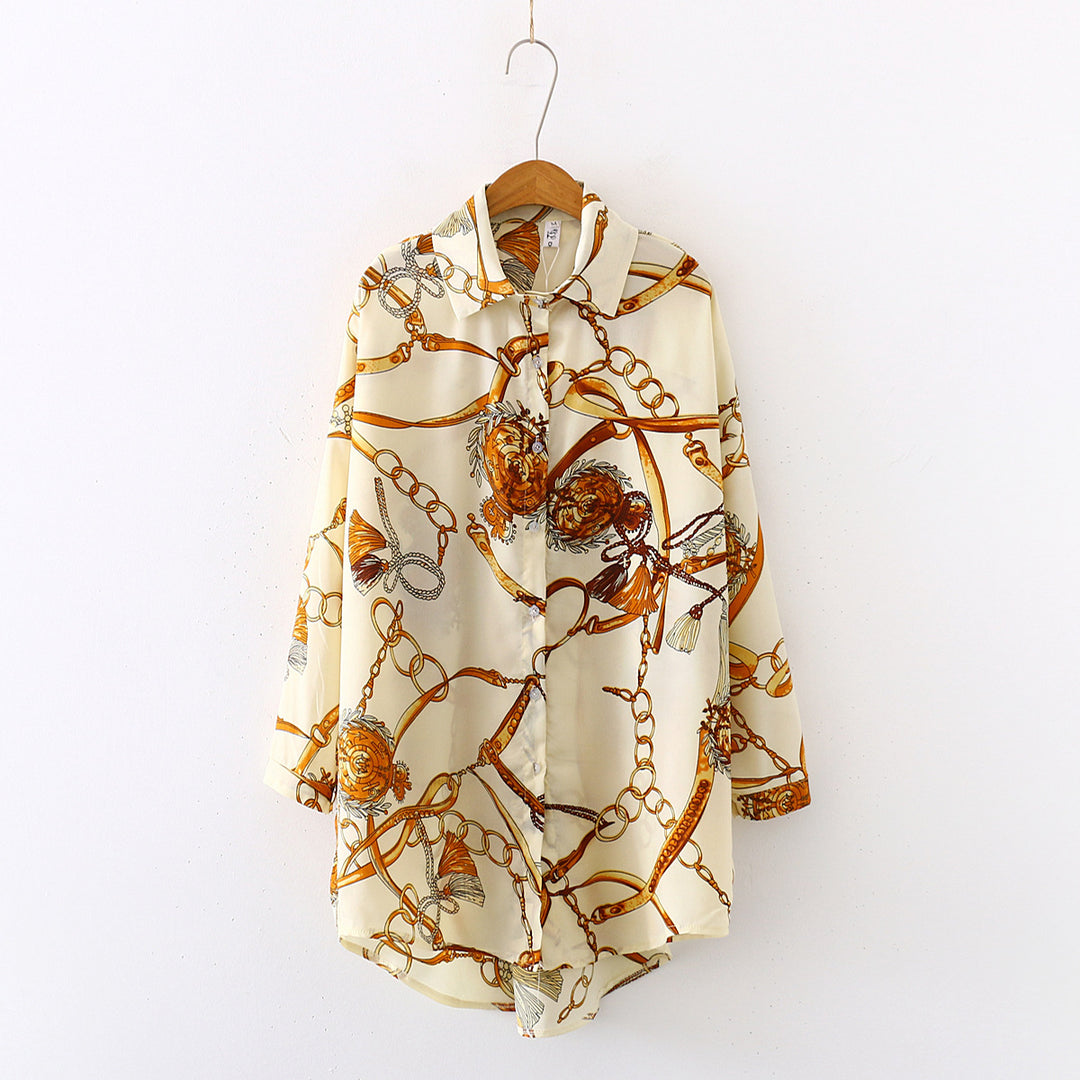 Cadran Vintage Print Shirt