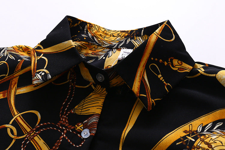 Cadran Vintage Print Shirt