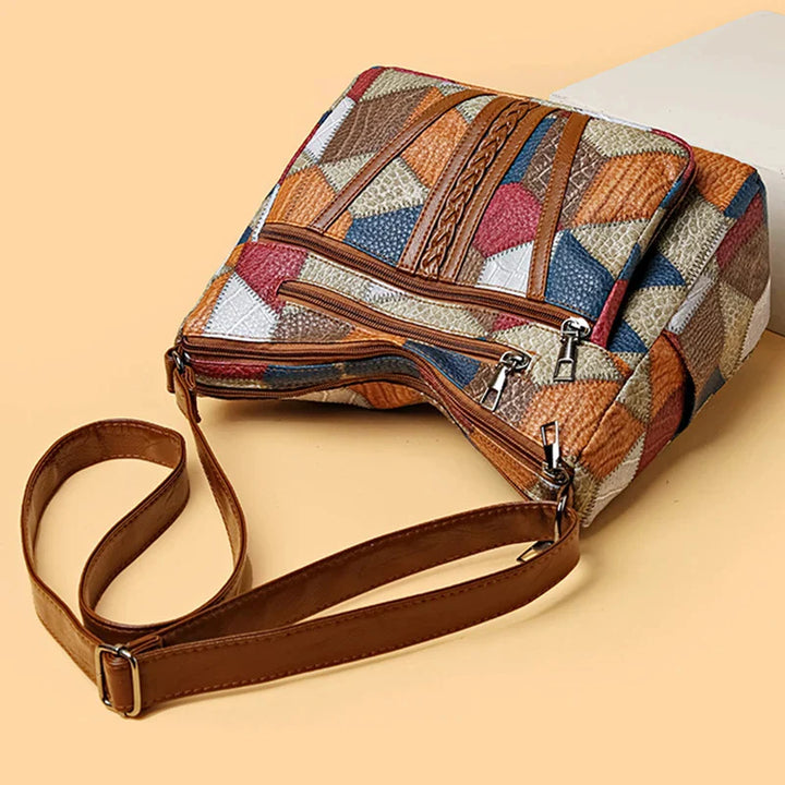 Briony Mosaic Leather Handbag