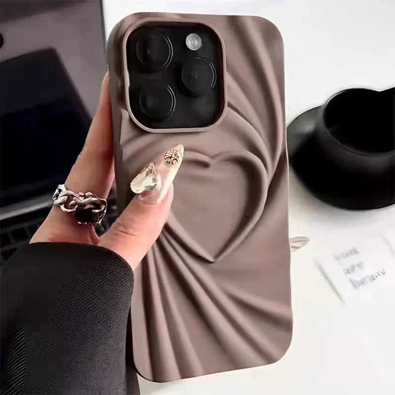 3D Folded Heart iPhone Case - Weston Fletcher