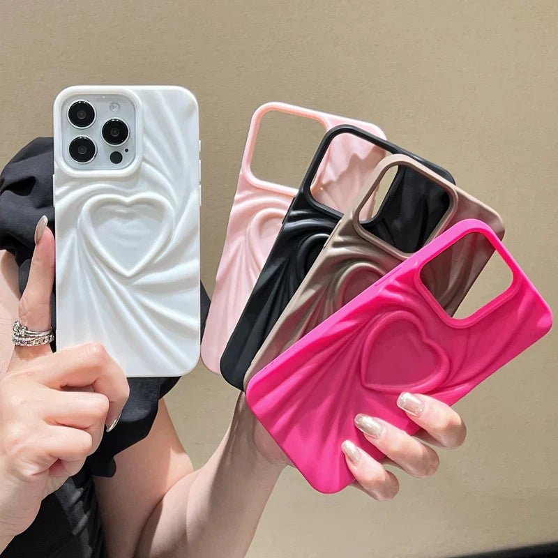 3D Folded Heart iPhone Case - Weston Fletcher