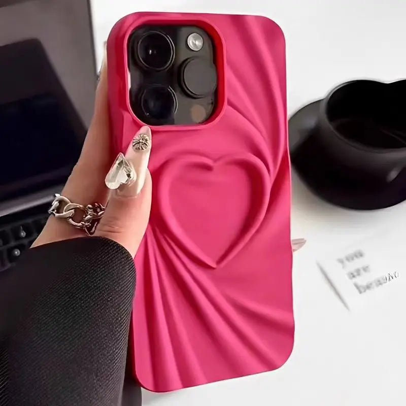 3D Folded Heart iPhone Case - Weston Fletcher