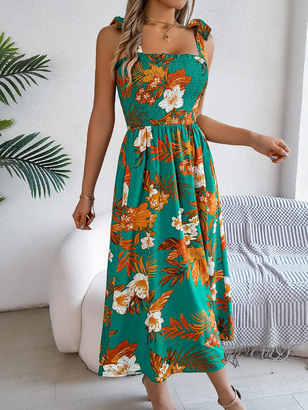 Azella Sunset Cutout Sundress
