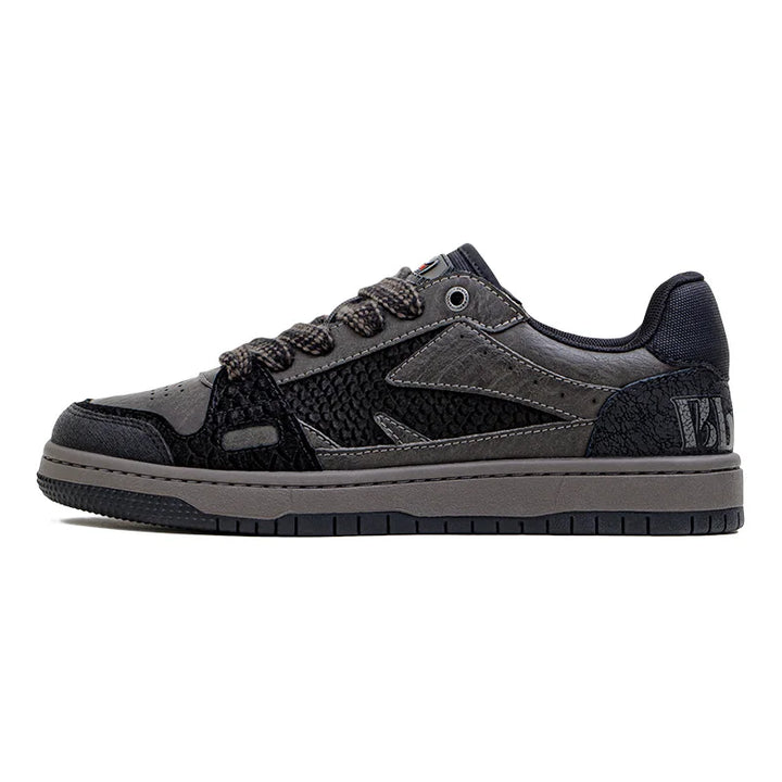 Black Mamba Snakeskin Sneakers