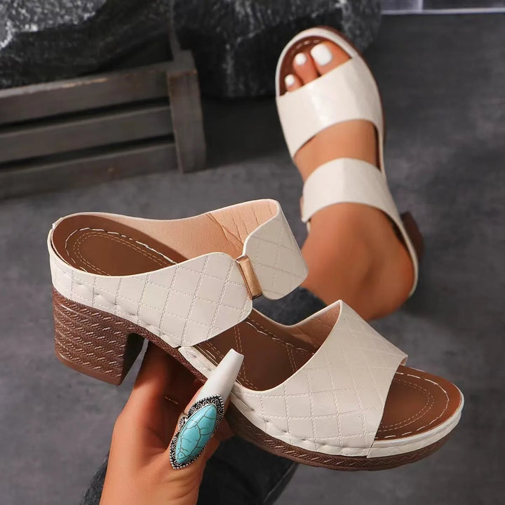 Delphi Block Heel Sandals