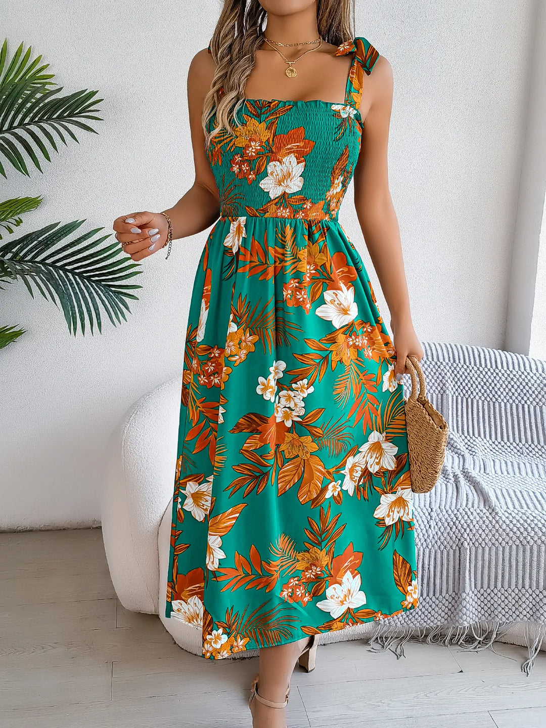 Azella Sunset Cutout Sundress