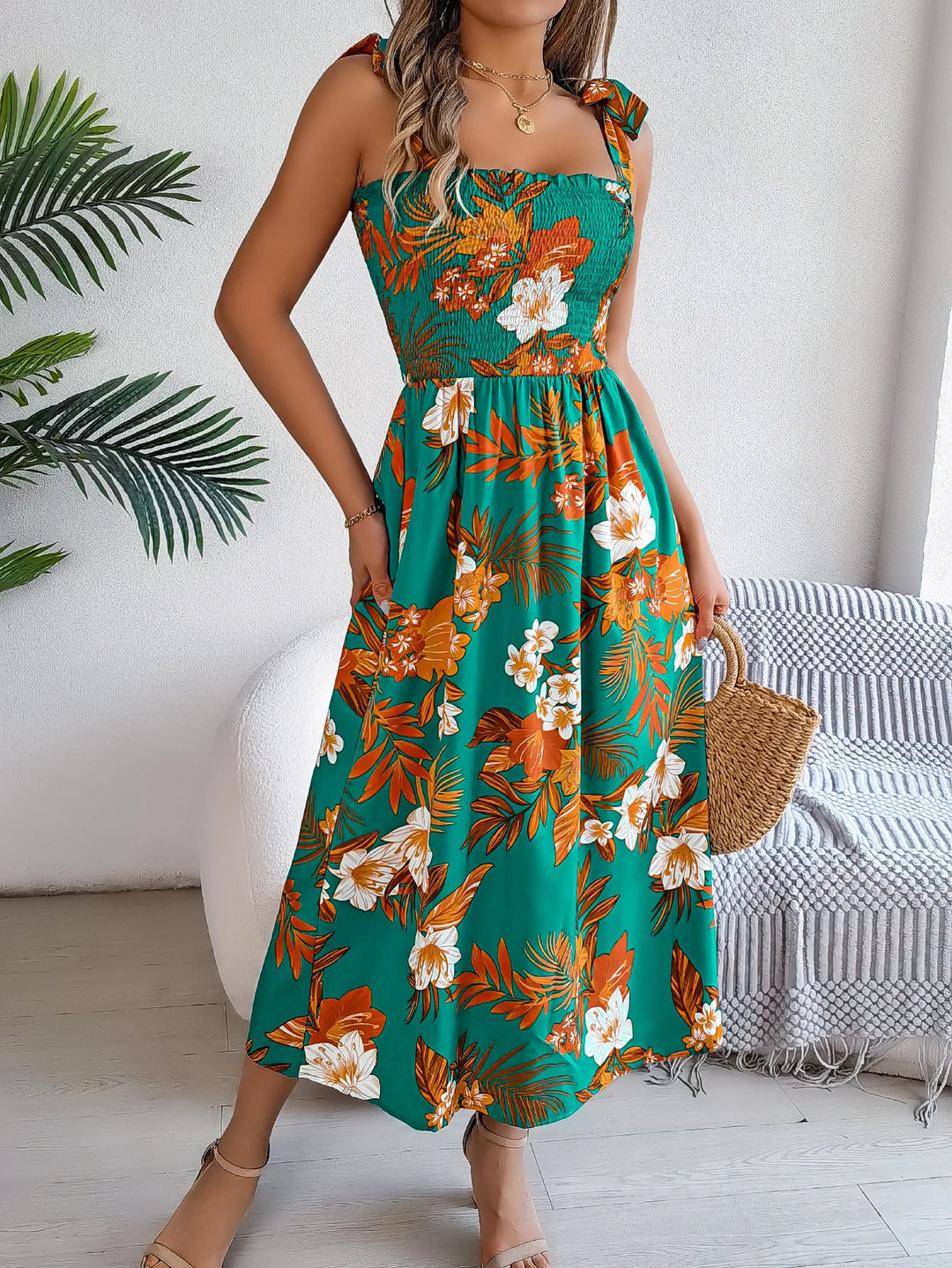 Azella Sunset Cutout Sundress