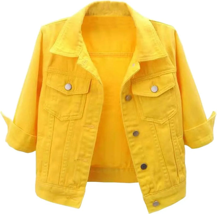 Kaela Clove Cropped Denim Jacket