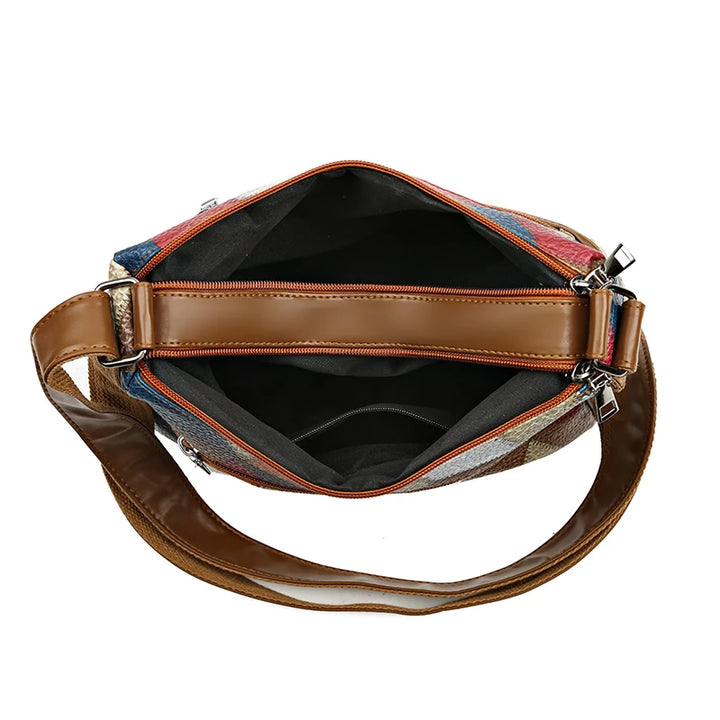 Briony Mosaic Leather Handbag