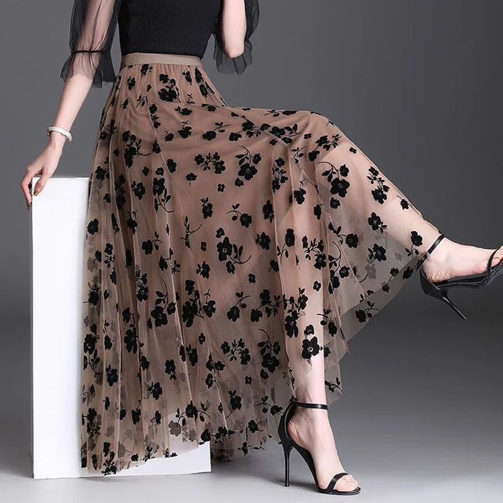 Ebon Lace Meadow Skirt