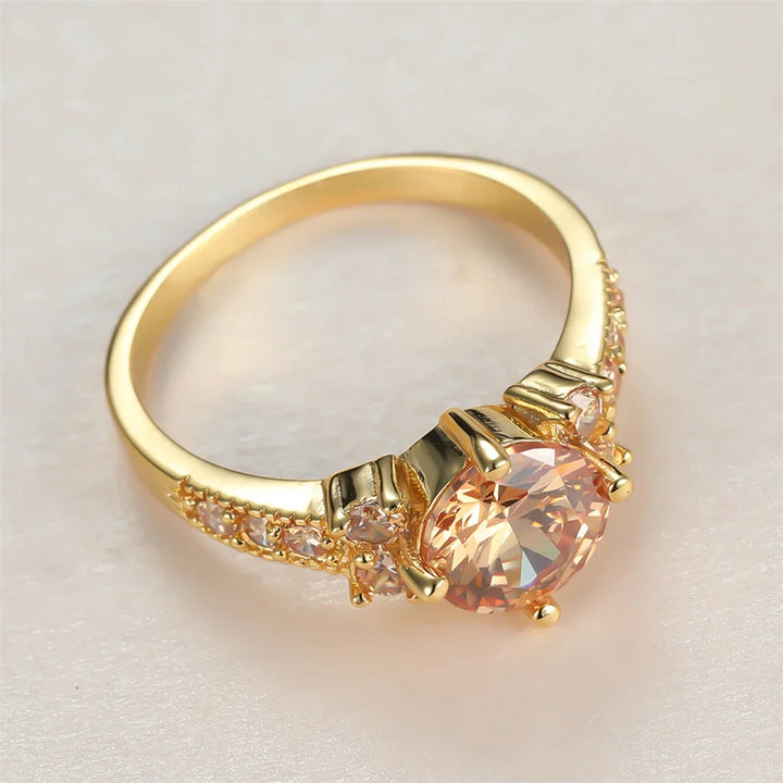 Roselle Pavé Plated Ring