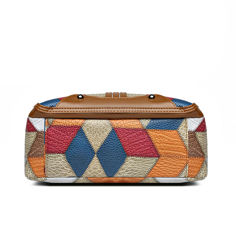 Briony Mosaic Leather Handbag