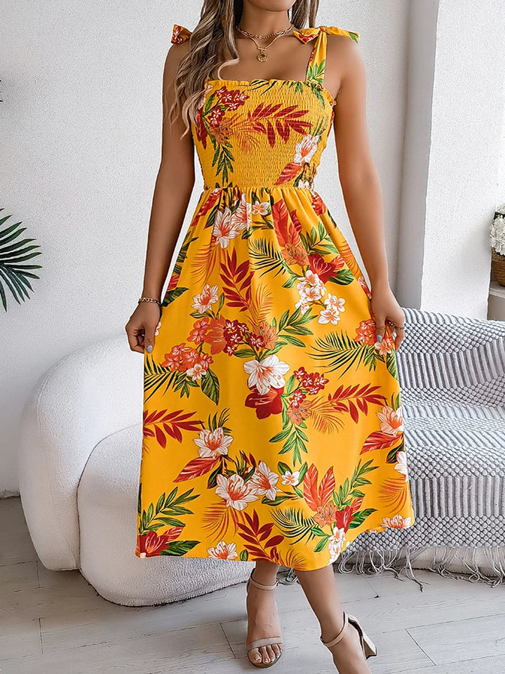 Azella Sunset Cutout Sundress