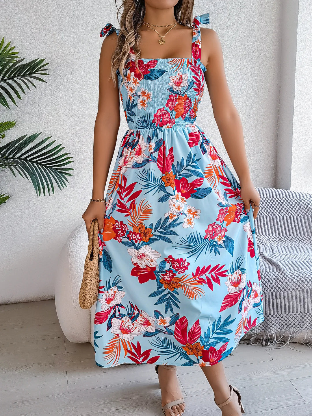 Azella Sunset Cutout Sundress