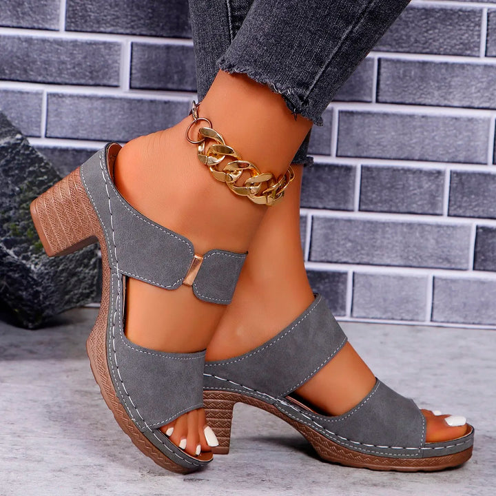 Delphi Block Heel Sandals