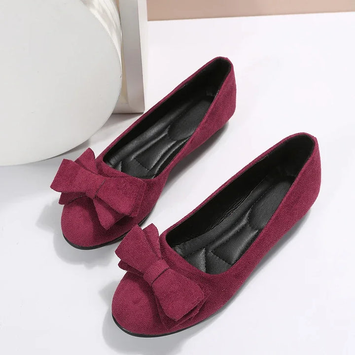 Monet Lucine Velvet Bow Loafers