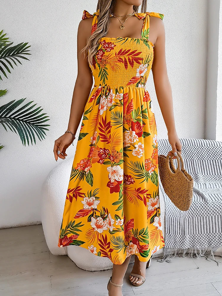Azella Sunset Cutout Sundress