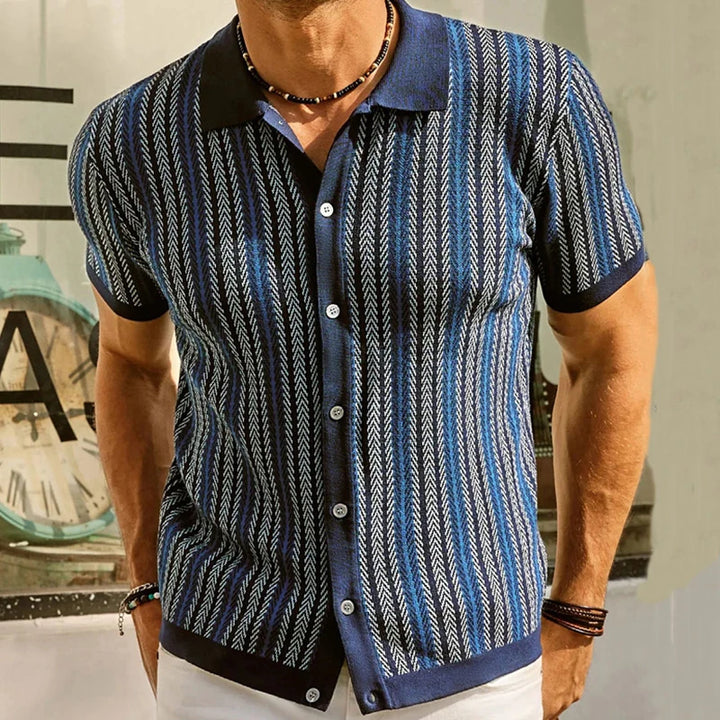Damian Cruz Knitted Polo Shirt