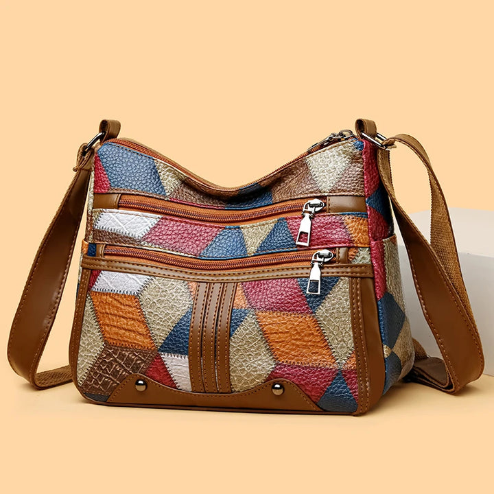 Briony Mosaic Leather Handbag