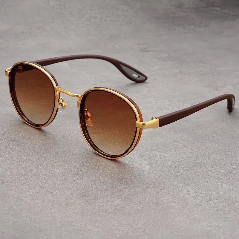 Lorelle Retro Round Sunglasses