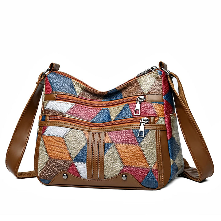 Briony Mosaic Leather Handbag