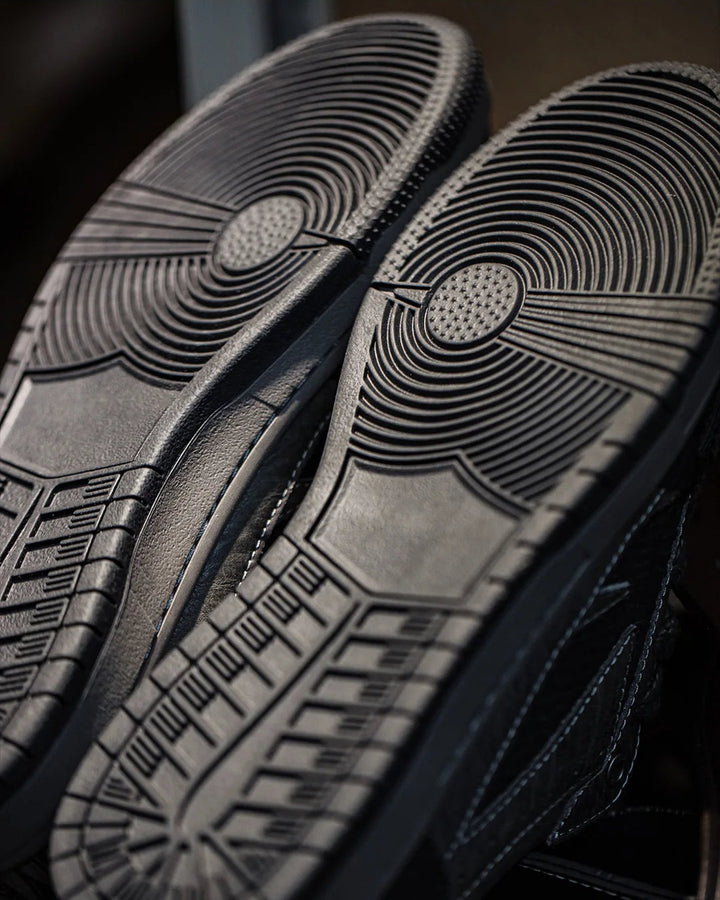 Black Mamba Snakeskin Sneakers