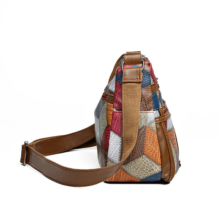 Briony Mosaic Leather Handbag