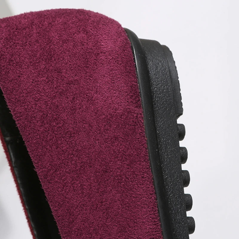 Monet Lucine Velvet Bow Loafers