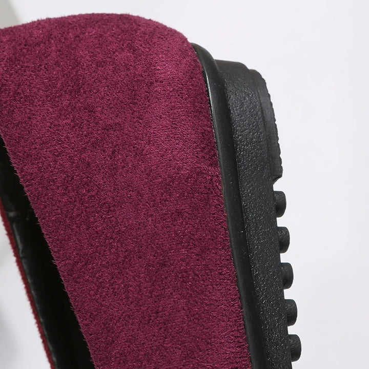 Monet Lucine Velvet Bow Loafers