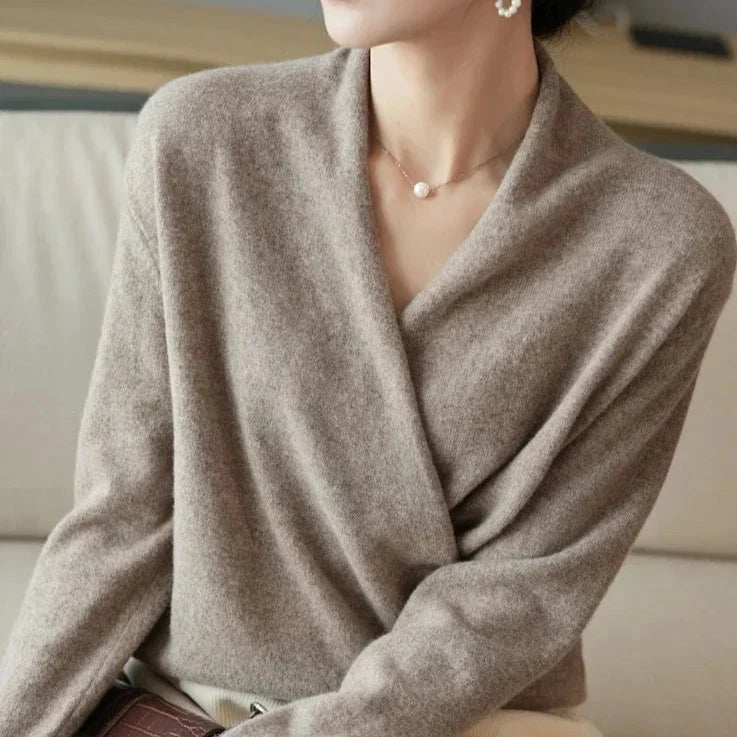 Tabitha Cashmere Wrap Sweater