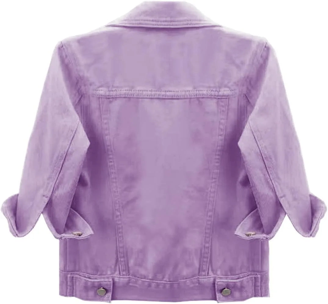 Kaela Clove Cropped Denim Jacket