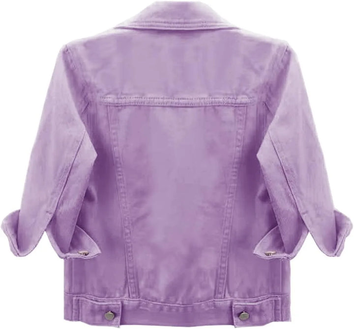 Kaela Clove Cropped Denim Jacket