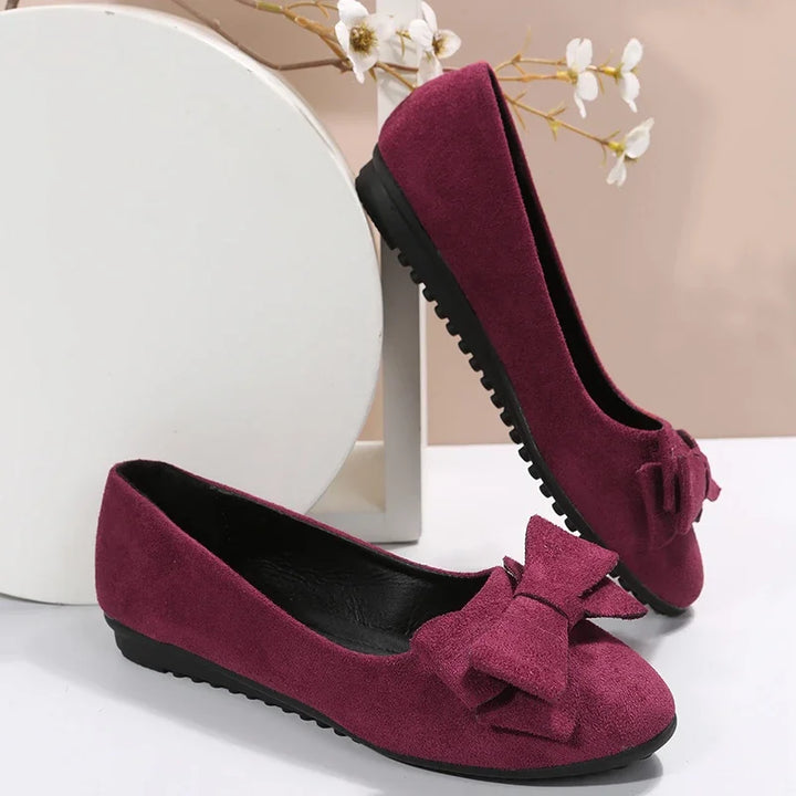Monet Lucine Velvet Bow Loafers