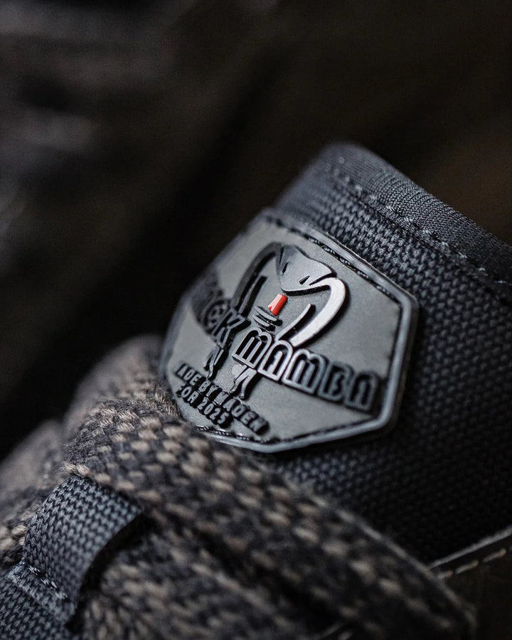 Black Mamba Snakeskin Sneakers