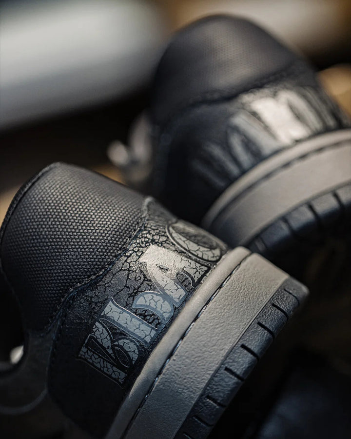 Black Mamba Snakeskin Sneakers