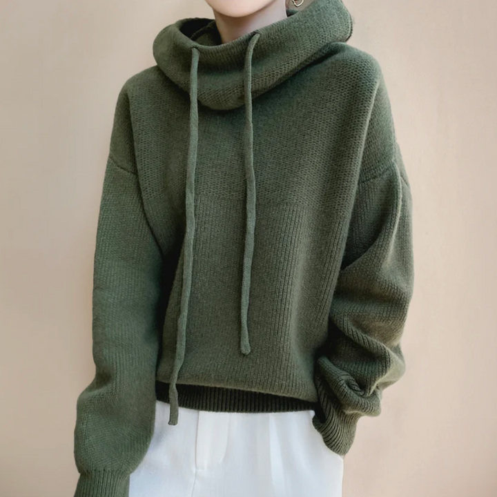Nolani Ribbed Loose-fit Hoodie