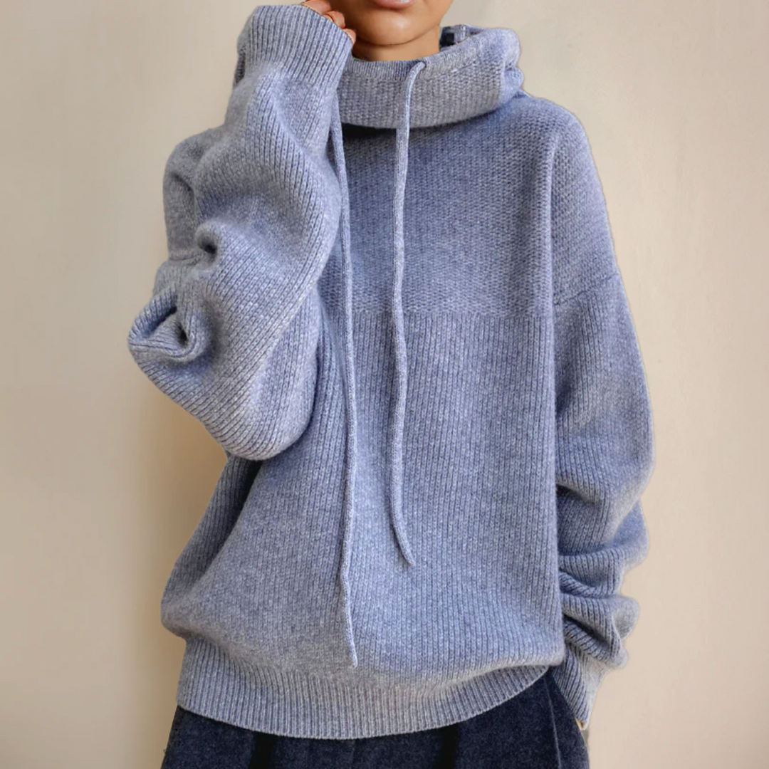 Nolani Ribbed Loose-fit Hoodie