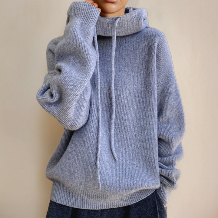 Nolani Ribbed Loose-fit Hoodie