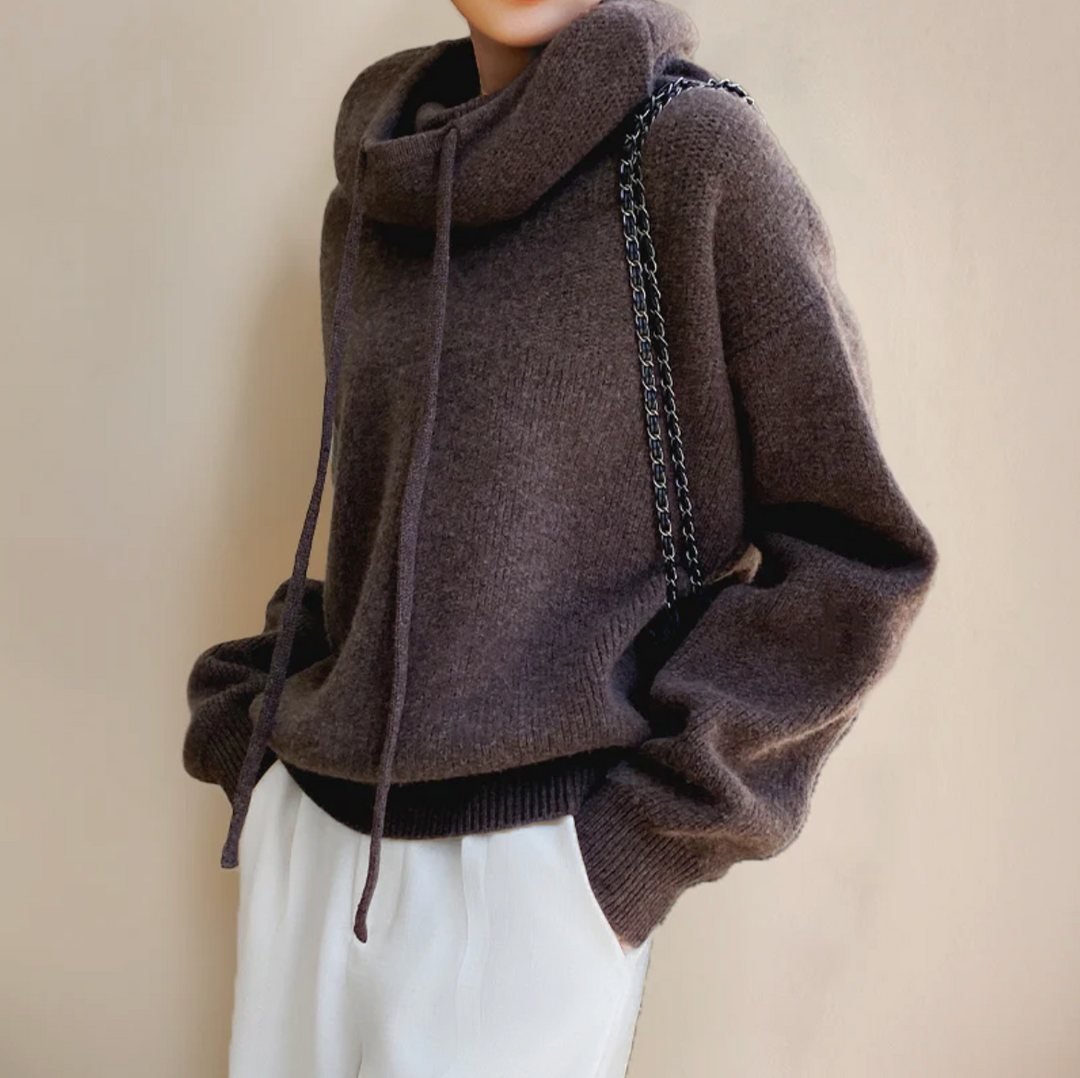 Nolani Ribbed Loose-fit Hoodie
