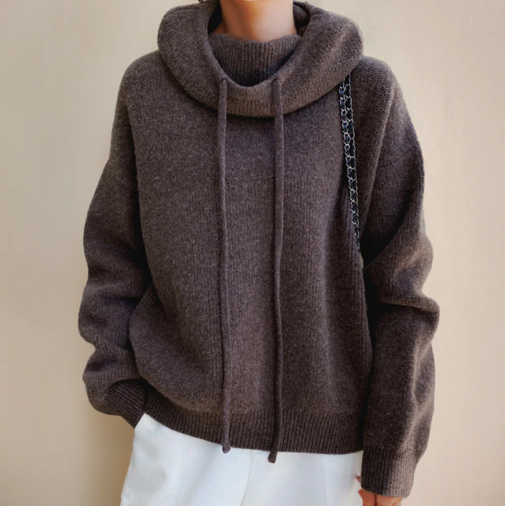 Nolani Ribbed Loose-fit Hoodie