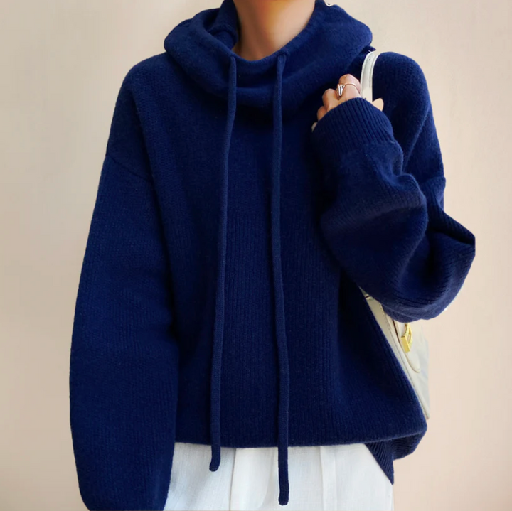 Nolani Ribbed Loose-fit Hoodie