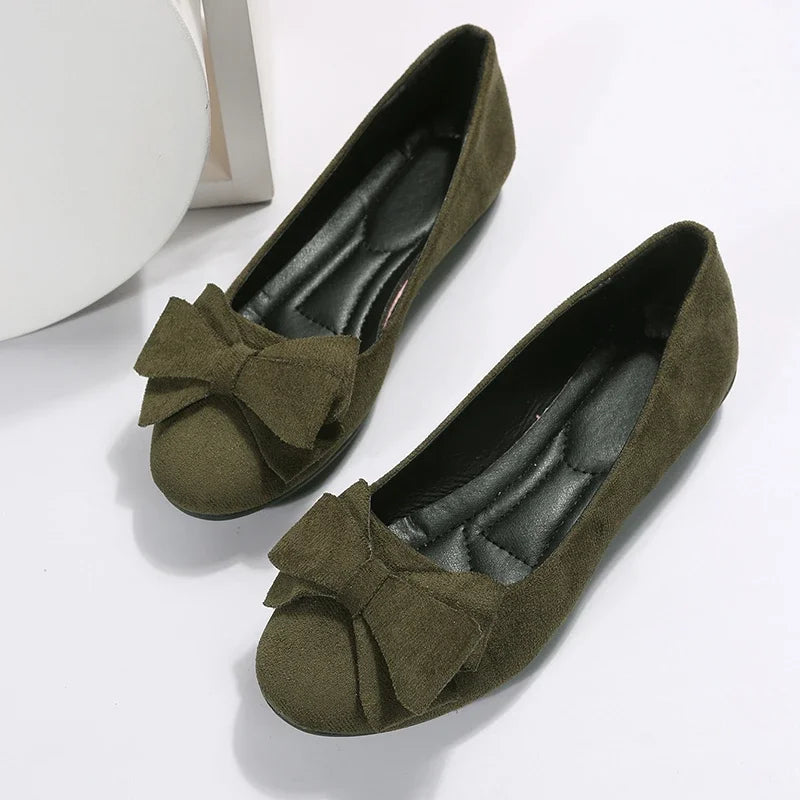 Monet Lucine Velvet Bow Loafers