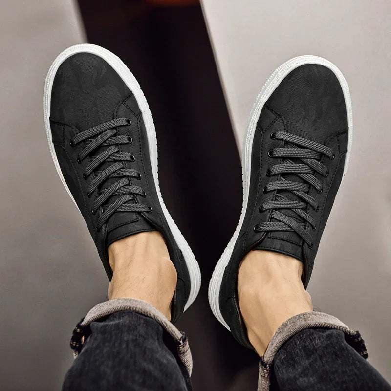 Vance Genuine Leather Sneakers