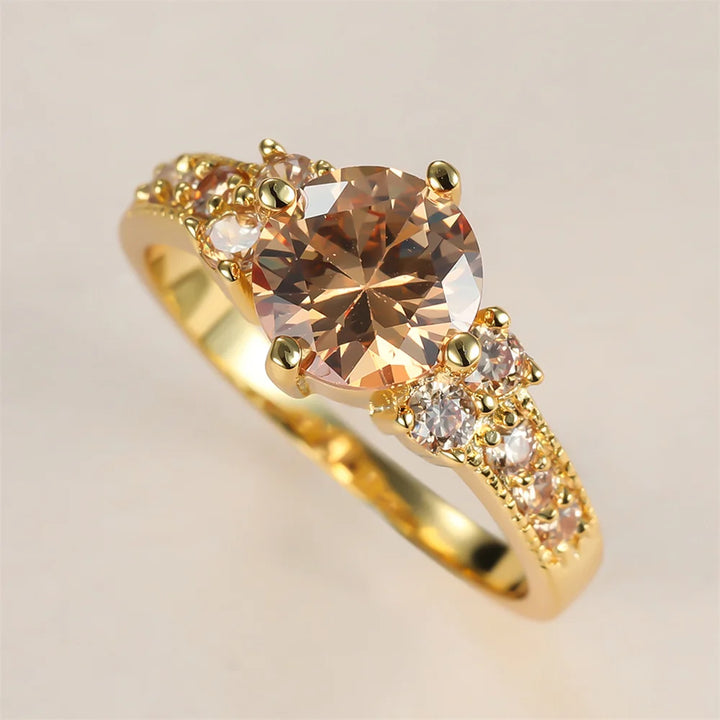 Roselle Pavé Plated Ring