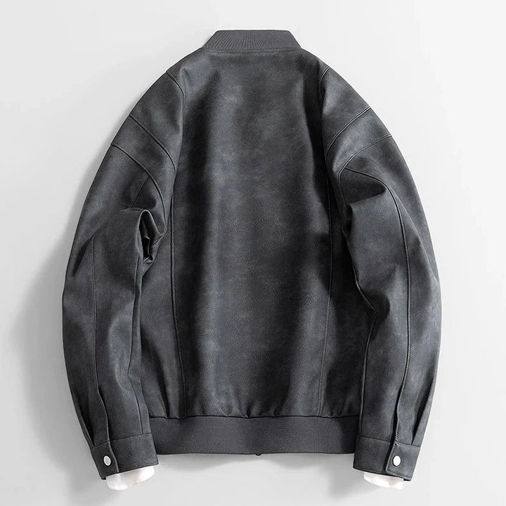 Richmond Statement Leather Bomber