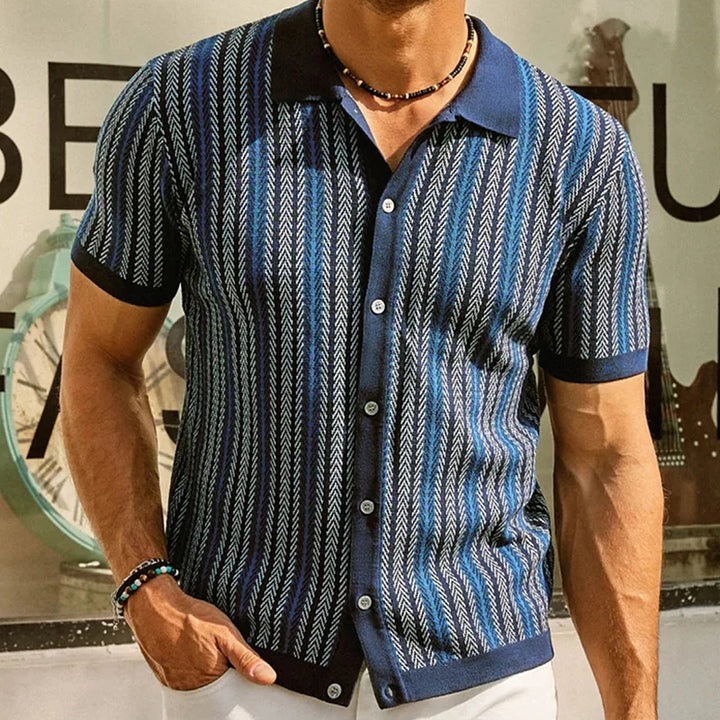 Damian Cruz Knitted Polo Shirt
