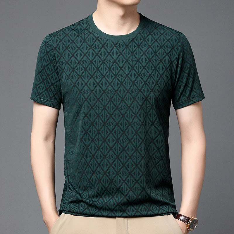 Vincent Diamond Silk Tee
