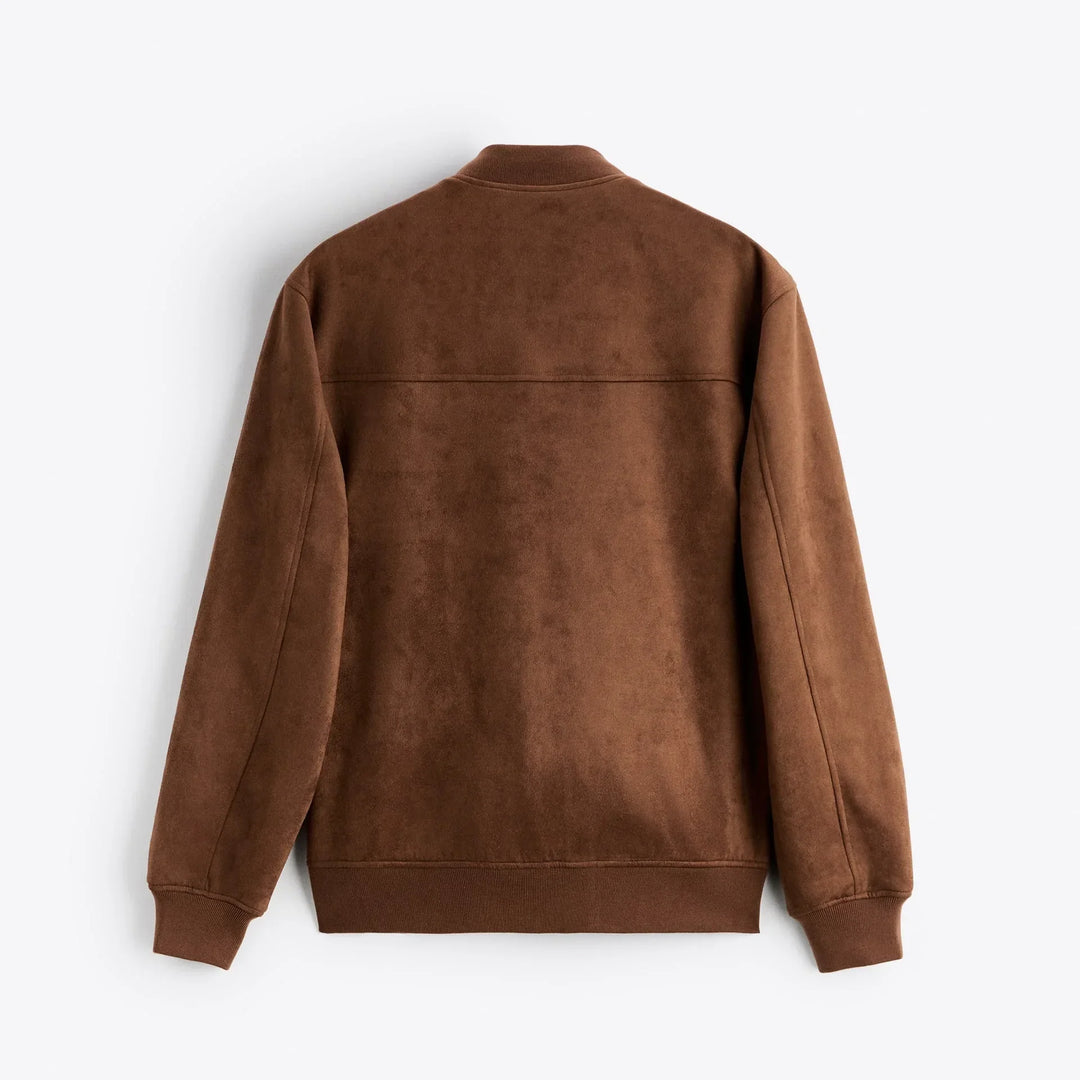 Sivorri Suede Bomber Jacket