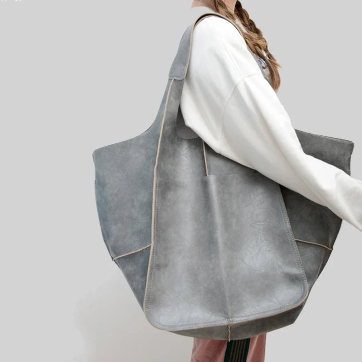 Levia Leather Carryall Tote Bag