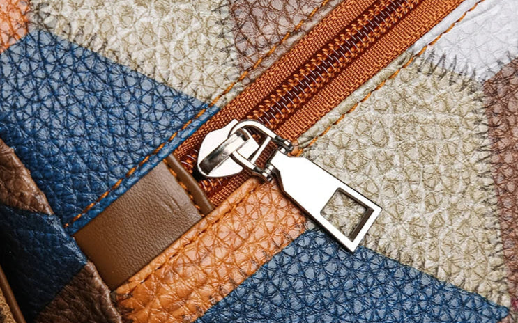 Briony Mosaic Leather Handbag
